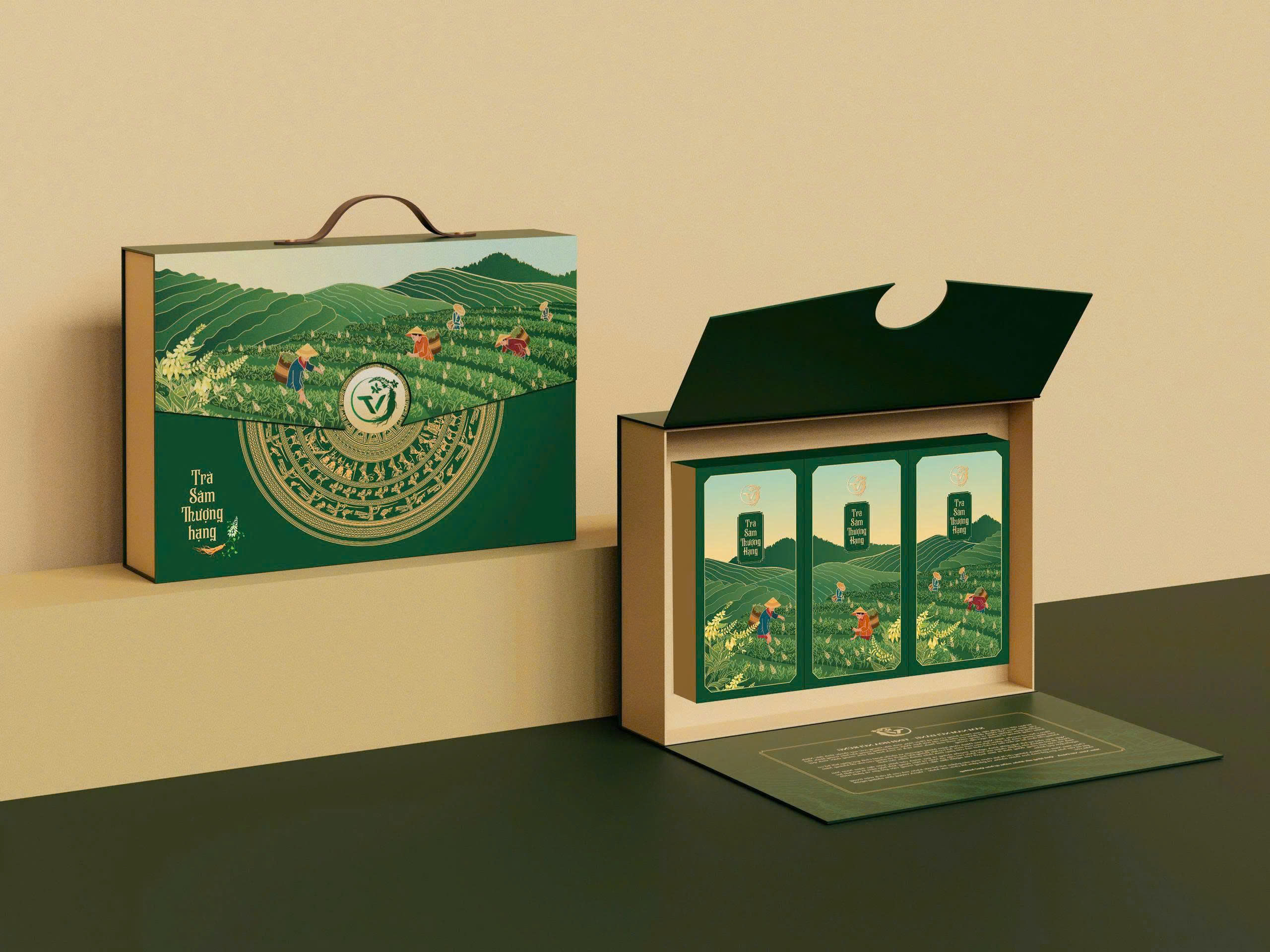 Set Qùa Tặng Trà Sâm Nam Núi Dành